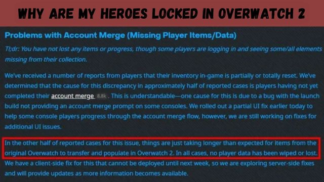 To fix a locked hero in Overwatch 2, you will need to re-login to Battle.net and restart the game.