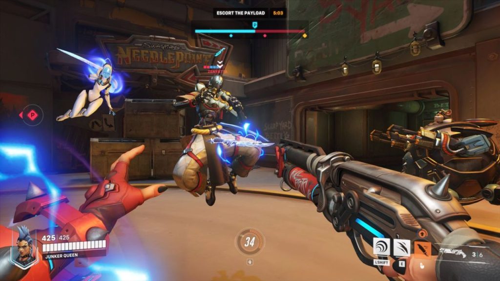 Yes, Overwatch 2 is a Christmas video game. In between gameplay